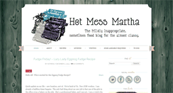 Desktop Screenshot of hotmessmartha.com